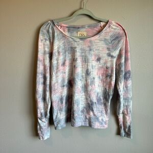 CHASOR Women’s Long Sleeve Top Purple and Pink Size Small